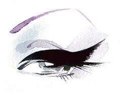 Illustration Beauty MacCosmetics Cateye Liner Eyeliner Glamour