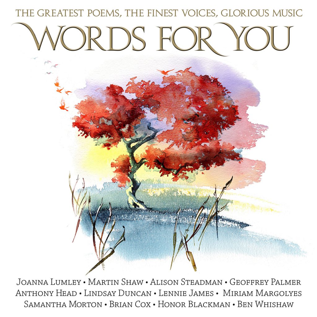 Illustration Scenic Words For You CD Printed Cover Poetry Famous Voices BBC