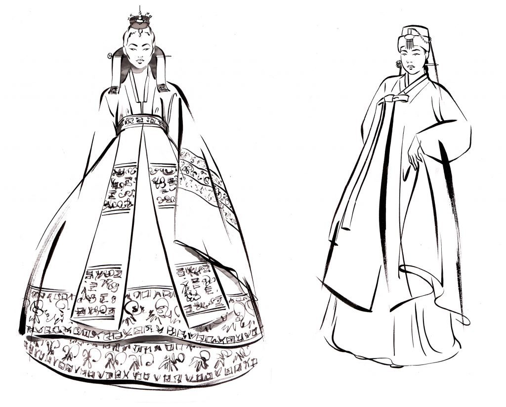 ILLUSTRATION Fashion The Beauty Of Hanbok Traditional Kinds Of Hanbok 2