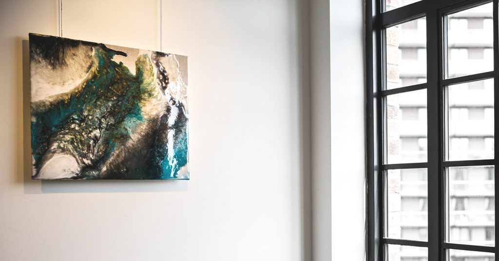 Shop Resin Works Chao Resin Pigment Linen Stretched Canvas