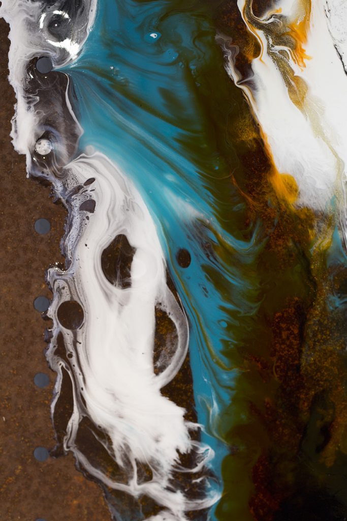 Shop Resin Works Finibus Resin Pigment Linen Stretched Canvas