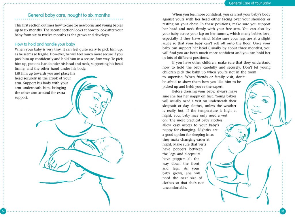 Illustration Publishing The Baby Book Rachel Waddilove Baby Care