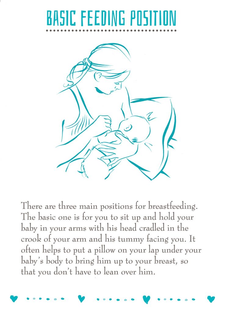 Illustration Publishing The Baby Book Rachel Waddilove Basic Feeding Position