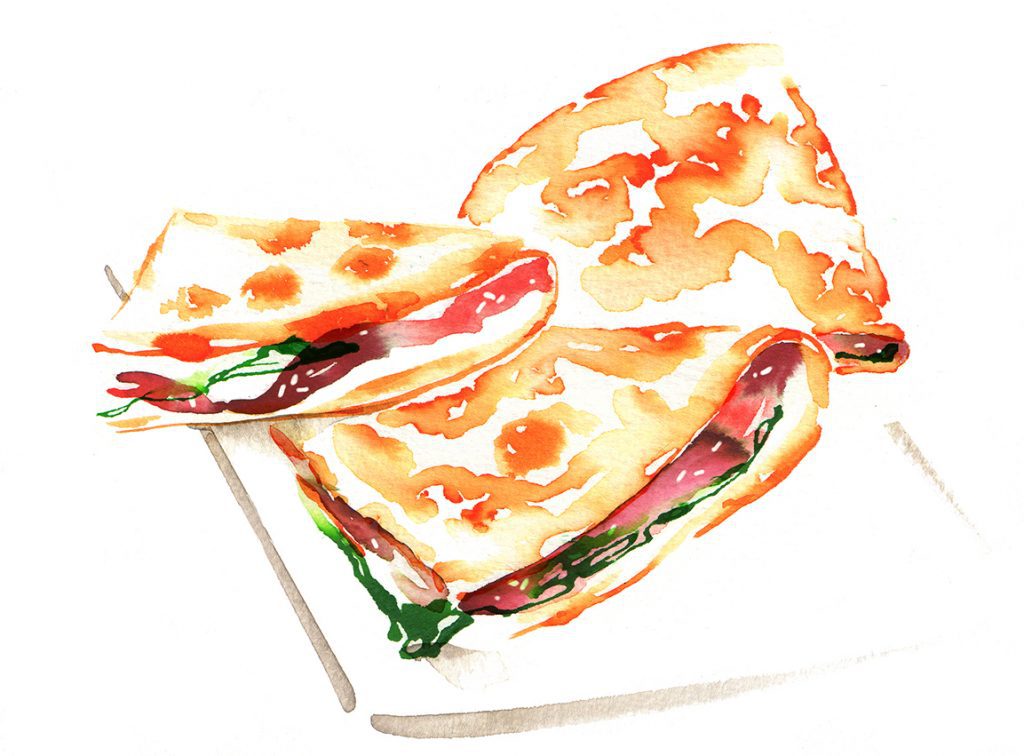 Illustration Publishing Brander Publishing Recipes Kimchi Quesadilla