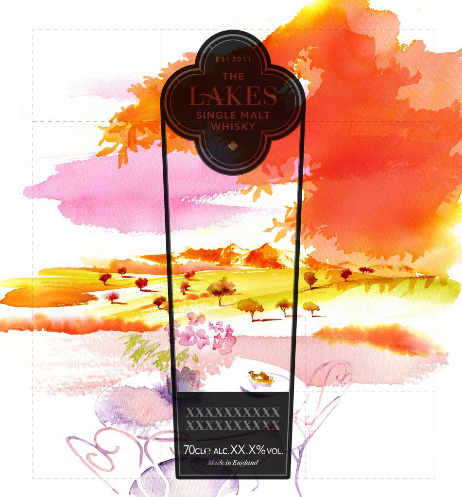 Illustration Projects Packaging Lakes Single Malt Whisky Soleado Box Design