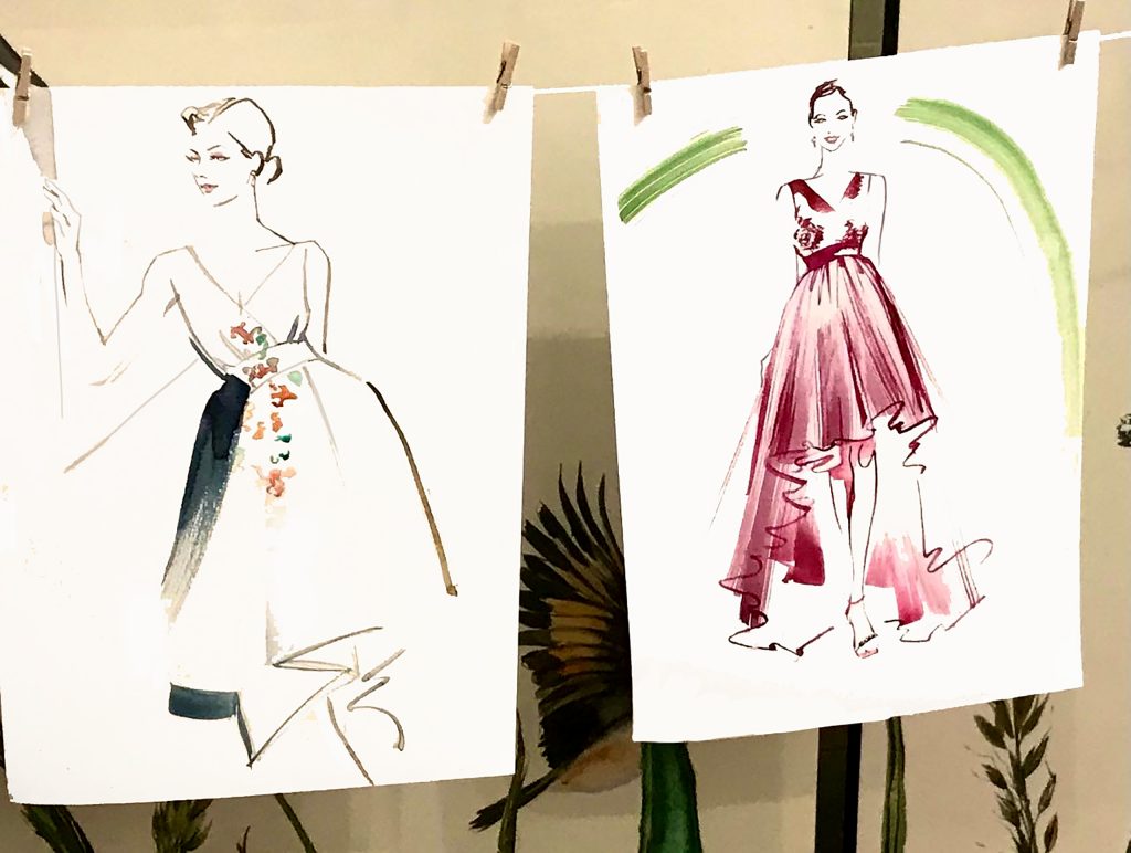 Illustration Projects Live Harley Wedding Display