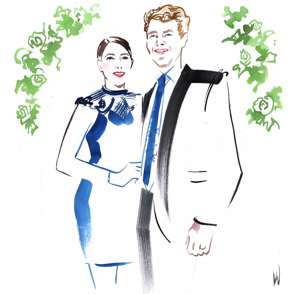 Illustration Projects Live Harley Wedding Guests
